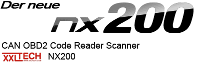 NX200 CAN OBD2 Code Reader Scanner xxltech